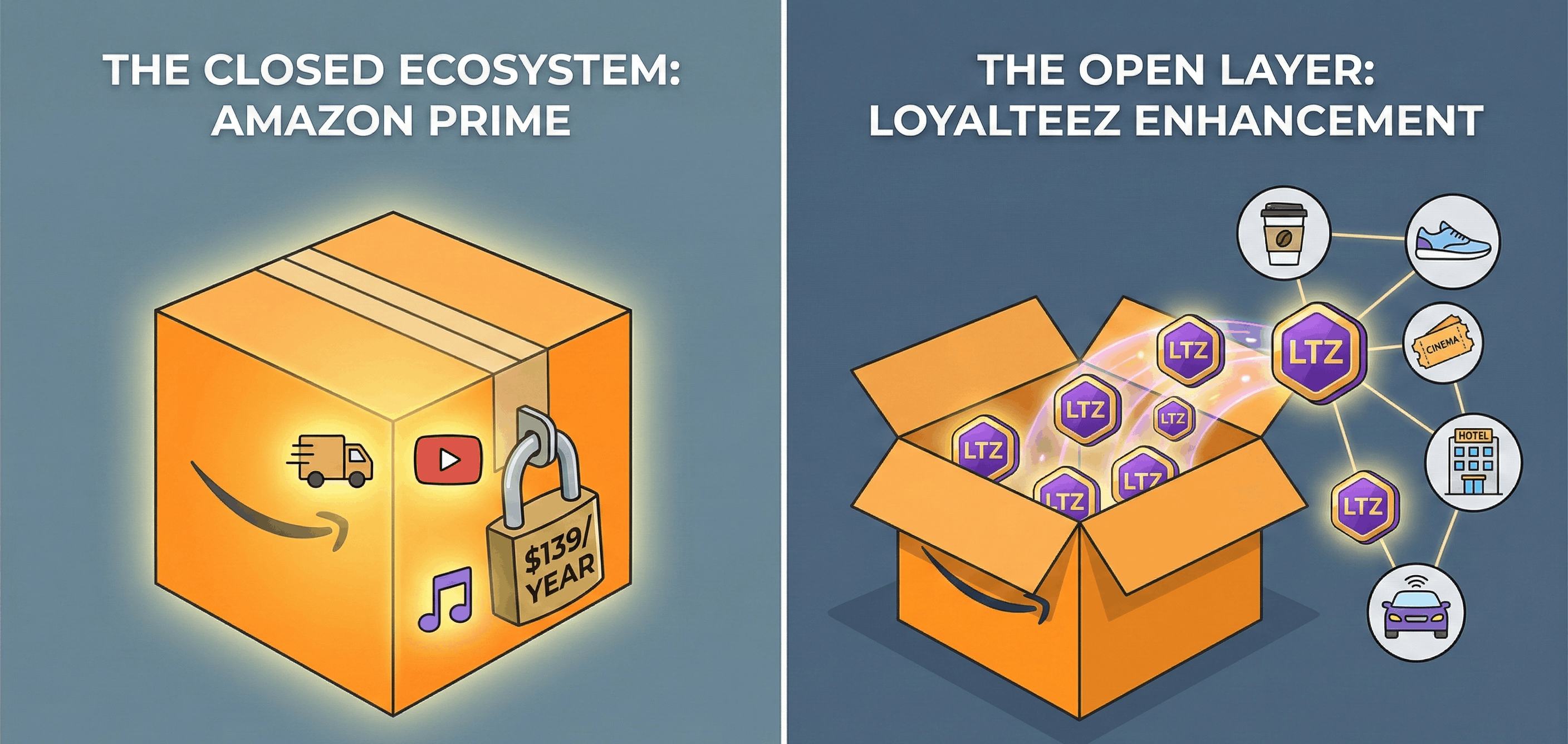 Evolving Amazon Prime with Loyalteez